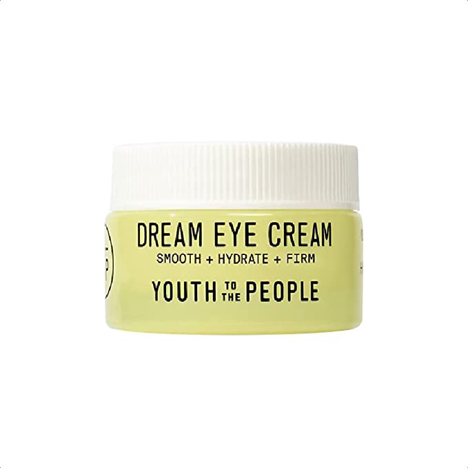 Youth To The People Superberry Dream Eye Cream - Hydrating Overnight Eye Cream to Firm   Smooth - Vitamin C, Goji, Hyaluronic Acid, Squalane - Vegan, Clean Skincare (0.5oz)