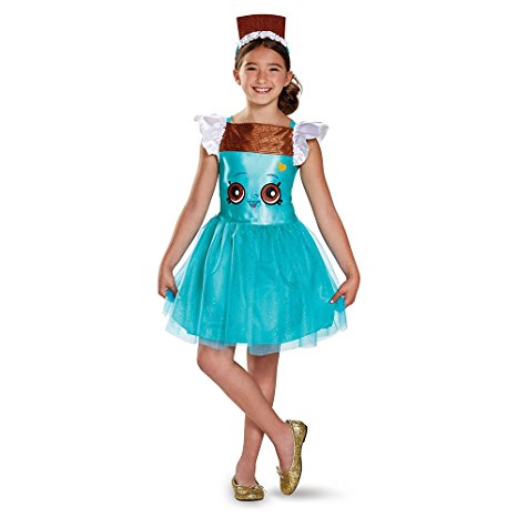 Disguise Cheeky Chocolate Classic Shopkins The Licensing Shop Costume, Medium/7-8