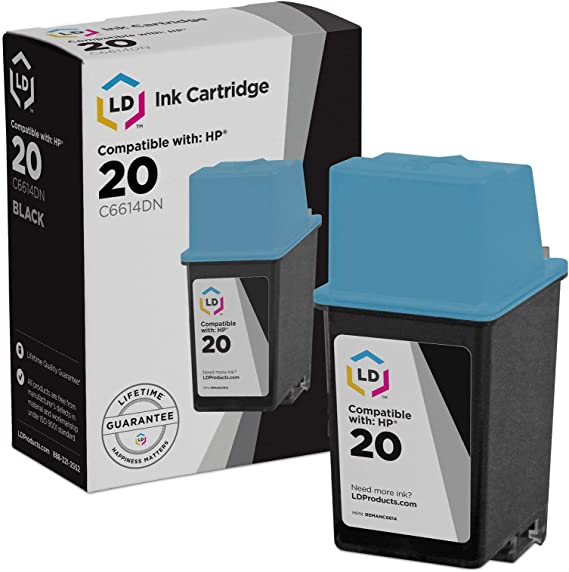 LD Products Ink Cartridge Replacement for HP 20 C6614DN (Black) for use in Apollo: P2100U P2200 P2300U P2500 P2600 | DeskJet: 610 610C 610CL 612 612C 630 630C 632 632C 640 640C & 642
