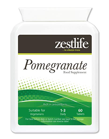 Zestlife Pomegranate 10000mg 60 Tablets | A Powerful Antioxidant