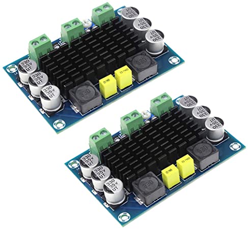 HiLetgo 2pcs TPA3116 100W Power Amplifier Board DC 12V 24V TPA3116DA Mono Channel Digital Stereo Audio Amplifier Board High Power AMP Module