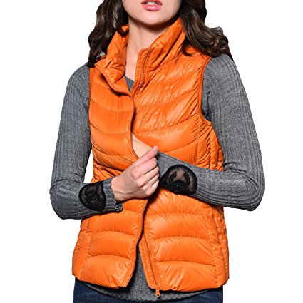 CHERRY CHICK Women's Ultralight Puffer Down Packable Vest