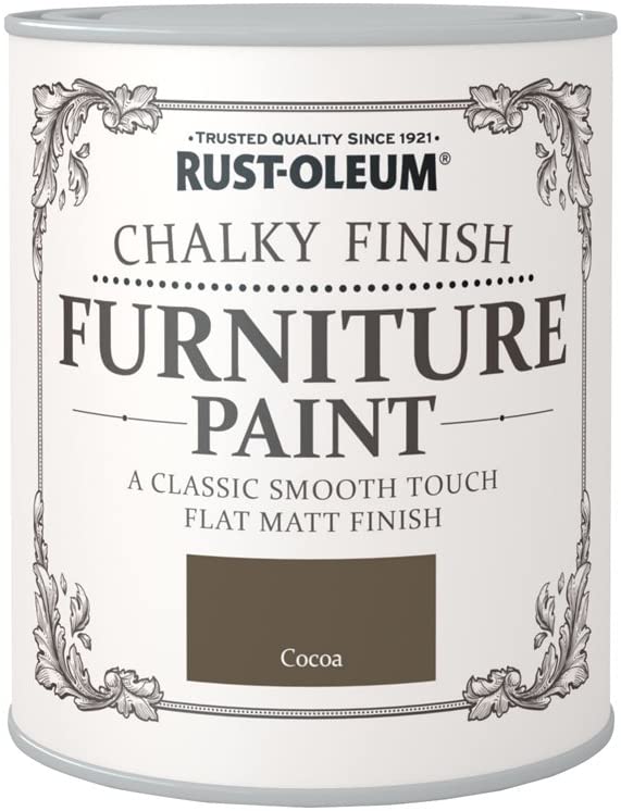 Rust-Oleum AMZ0024 A Classic, Smooth Touch Flat matt Paint Finish, Cocoa, 750ml