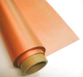 Pure Copper Polyester Taffeta Fabric | 42.5" Wide X 1 Linear Foot Long RF Shielding Fabric for Smart Meters RF
