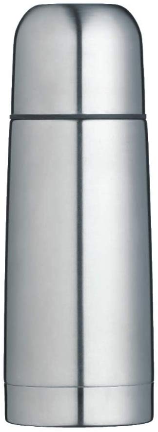 KitchenCraft MasterClass Vacuum Flask, Stainless Steel, Silver, 300 ml
