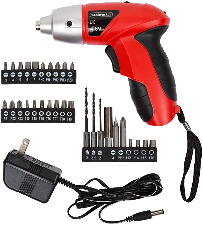 Cordless Screwdriver with LED (25 Piece)