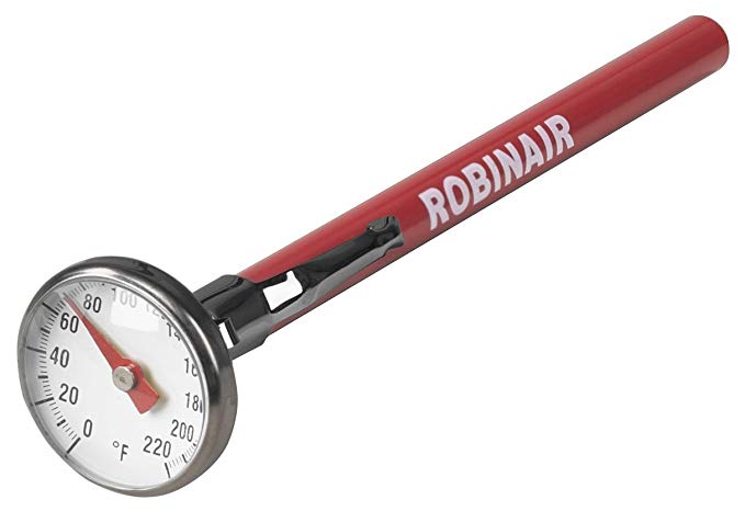 Robinair (10597) Dial Thermometer, 0° to  220°F