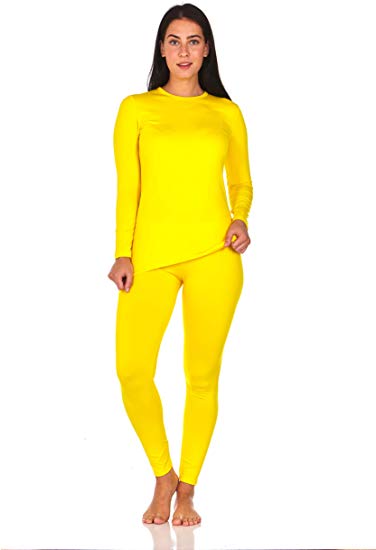 Women's Ultra Soft Thermal Underwear Long Johns Set with Fleece Lined