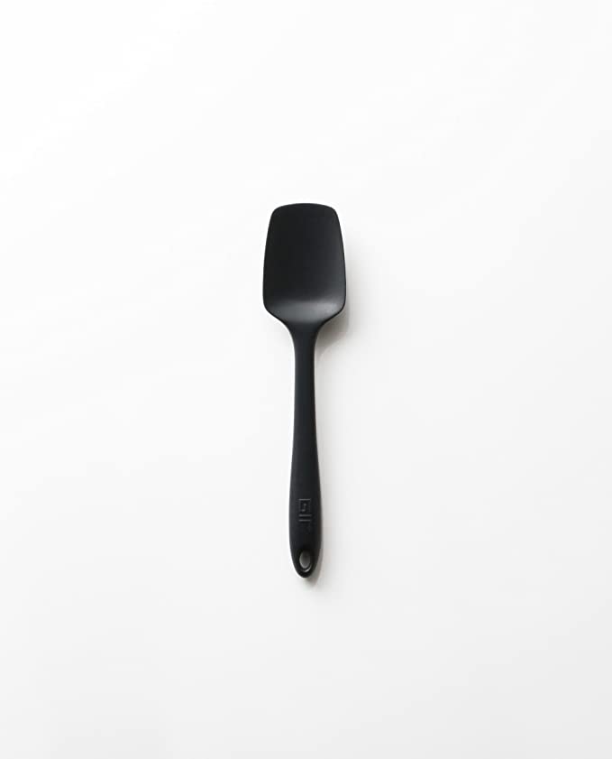 GIR: Get It Right Premium Silicone Mini Spoonula, 8", Black