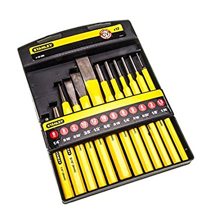 Stanley 418299 Punch and Chisel Set (12 Pieces)