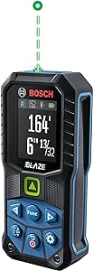 Bosch GLM165-27CGL 165' Blaze Ergonomic Cordless Green Laser Measure w/Bluetooth