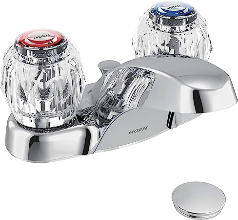 MOEN 64920 Chrome Two-Handle Bathroom Faucet