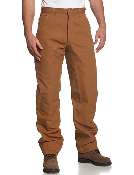 Carhartt Men's Firm Duck Double- Front Work Dungaree Pant B01