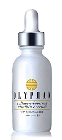 Organic Vitamin C Serum for Face with Hyaluronic Acid. Collagen Boosting Formula Brightens Skin, Fades Dark Spots, & Reduces Wrinkles.