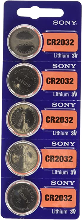 CR2032/5 SONY Lithium 3V Batteries CR2032 (pack of 5)