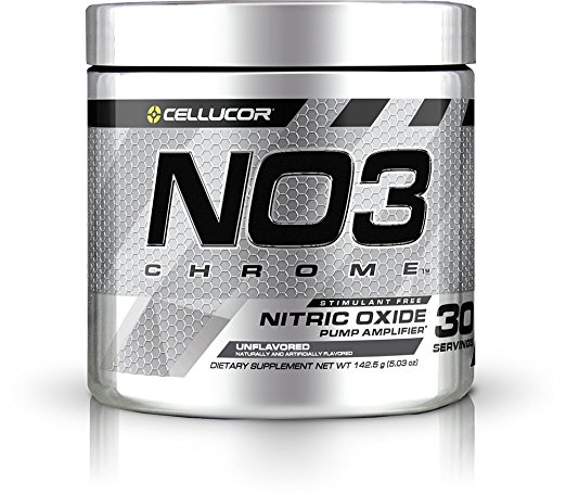 Cellucor, NO3 Chrome, Nitric Oxide Pump Amplifier, Unflavored, 30 Servings