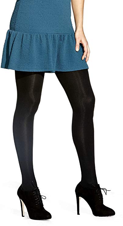 No Nonsense Women's Super-Opaque Control-Top Tights 3-Pack