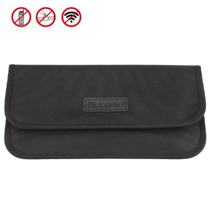 RFID Signal Blocking Bag, Wisdompro® RFID Signal Shielding Pouch Wallet Case for Cell Phone Privacy Protection and Car Key FOB