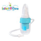 Infant Nasal Aspirator and Snot Sucker By Infant2Care The Best Nose Suction for Newborns Clears Blocked Congestion - The Perfect Baby Gift