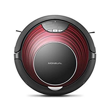 Moneual MR6700M Robot Vacuum Cleaner Dry/Wet Mop Water tank RED Color