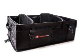 Auto Trunk Organizer from CargOnizePro Offers Car Folding Multipurpose Cargo Storage with Rigid Non Slip Bottom Sturdy Body Movable Interior Dividers to Keep Your Trunk Perfect Organized