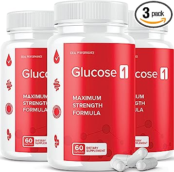 IDEAL PERFORMANCE (3 Pack) Glucose 1 Pills Glucose1 (180 Capsules)