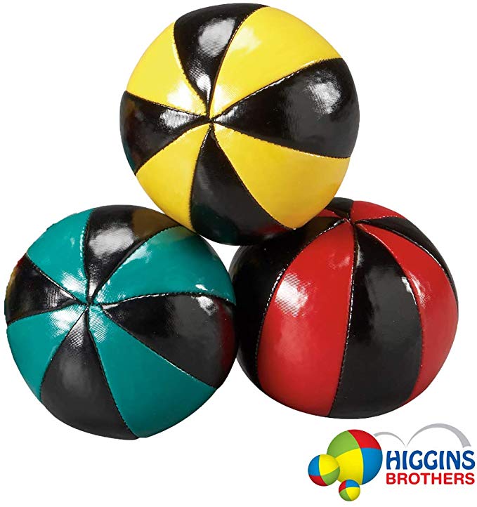 Higgins Brothers Set of 3 Juggling Balls 8 Panel Style
