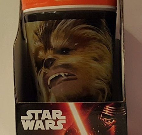 Star Wars 7 Snackeez Jr. - Chewbacca (Black Cup w/ Orange Rim)