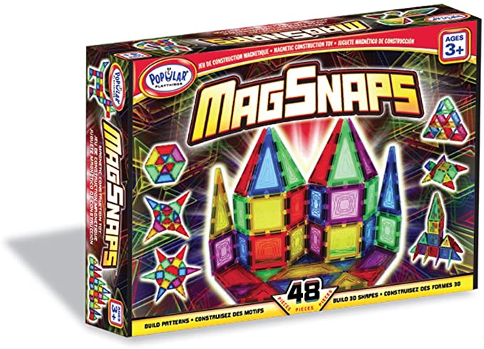 Popular Playthings MagSnaps Set (48 pieces)