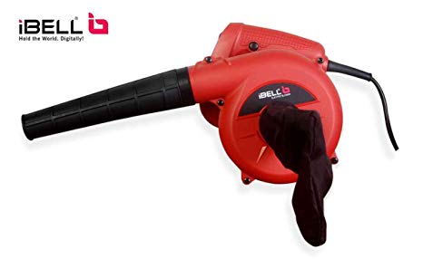 iBELL Air Blower 600W, RPM 14000, Blow Rate 3.3M/Min, with Vacuum dust Collecting Bag, Professional Quality,Variable Speed Control