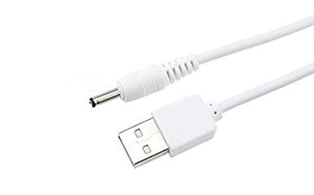 TenCloud Replacement USB Charger Cord(3.3ft/100cm) for Your Foreo Device(LUNA,LUNA 2 Series Facial Cleanser,ISSA Series E-Toothbrush,IRIS,ESPADA) (White-1pc)