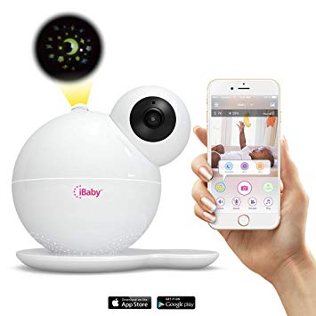 iBaby M7 Premium WiFi Baby Monitor 1080P Wireless Infant Video Camera, Night Vision, Motion and Cry Alert, with Temperature & Humidity Sensors, Air & CO2 Sensors