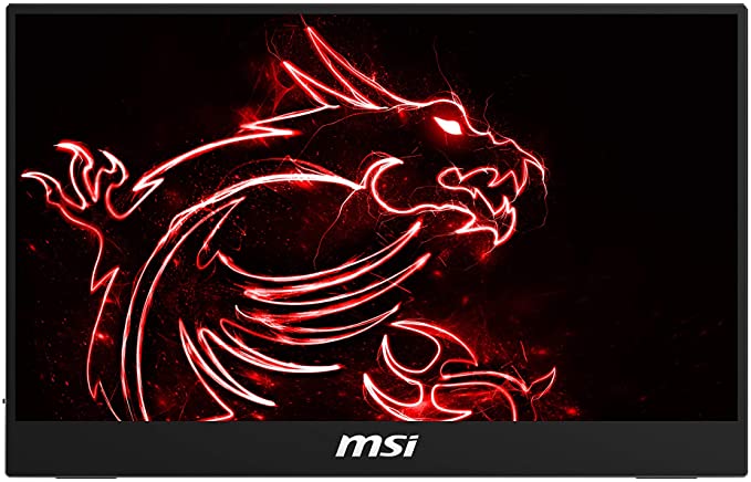 MSI Frameless Bezel Glass Surface 1920 X 1080 USB/HDMI Smart Cover Included IPS Portable Monitor (Optix MAG161V)