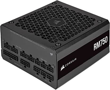 Corsair RM Series (2021), RM750, 750 Watt, 80 Plus Gold Certified, Fully Modular Power Supply