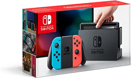 Nintendo Switch with Neon Red Joy-Con   Neon Blue Joy-Con Controllers - UK Version