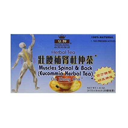 Royal King Muscles Spinal & Back Eucommia Herbal Tea (20 tea bags) - 3 box pack