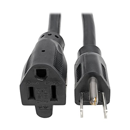 Tripp Lite Power Extension Cord, 13A, 16AWG (NEMA 5-15P to NEMA 5-15R) 10-ft.(P024-010-13A)