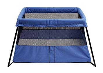 BABYBJORN Travel Crib Light , Blue (Discontinued by Manufacturer)