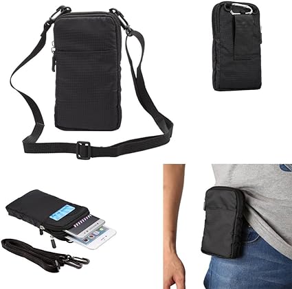 Universal Crossbody Cell Phone Purse Waist Pack Bag for Outdoor Sports Moblie Phone Carrying Cases Shoulder Belt Bag Pouch for iPhone 7 6/6S Plus Samsung Galaxy Phones Under 6.0'' from WaitingU