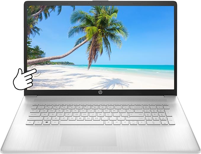 HP 2023 Newest Pavilion 17.3 Touchscreen HD  Laptop Computer, AMD Ryzen 5 7530U 6-Core(Beat i7-1165G7), 64GB RAM, 2TB NVMe SSD, AMD Radeon Graphics, Fast Charge, WiFi 6, Bluetooth 5.3, HDMI, Win11