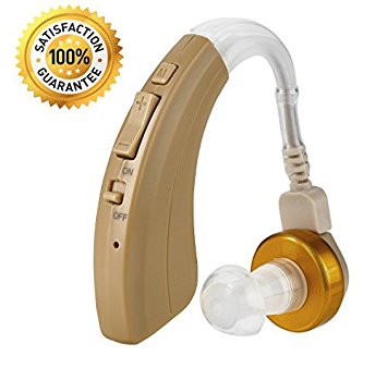Digital Hearing Amplifier - Personal Hearing Enhancement Sound Amplifier with Extended Over 500hr Battery Life, by NewEar