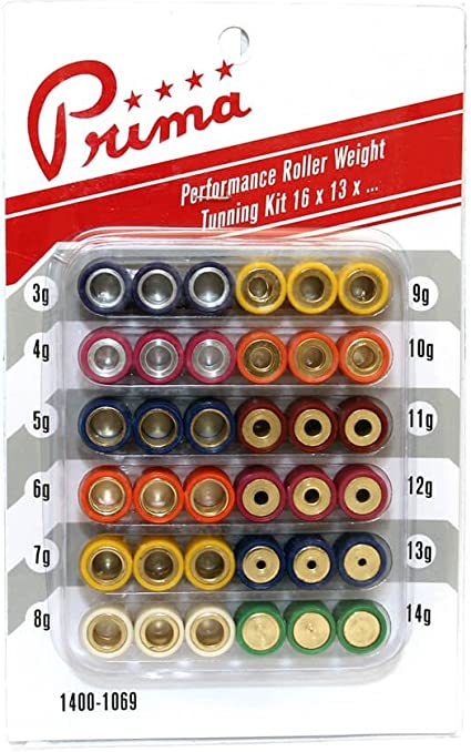 Prima Roller Weight Tuning Kit (16x13, 3g to 14g)