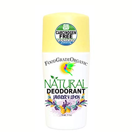 Organic 100% Natural Healing Detox Deodorant For Men & Women Carcinogen Free Certified Aluminum