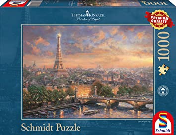 Schmidt Spiele 59470 "Paris, city of love Puzzle (1000-Piece)
