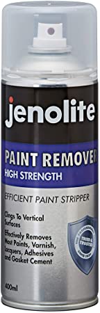 JENOLITE Industrial Strength Paint Remover Spray - for Use On Brick, Metal, Wood, Concrete - Adhesives, Lacquers, Varnishes - 400ml