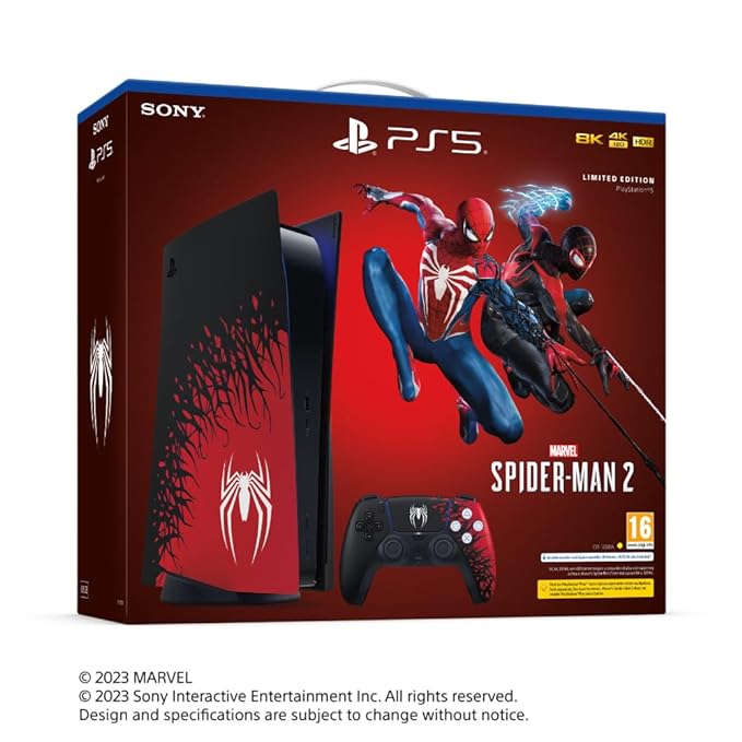 Sony PS5® Console – Marvel’s Spider-Man 2 Limited Edition Bundle