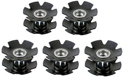 BlueSunshine 5 Pcs Cycling Mountain Road Bike Bicycle Headset Star Nut for Fork 1-1/8" (28.6mm)