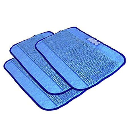 5-pack Wet Microfiber Mopping Cloths Washable&Reusable Mop Pads Fits iRobot Braava 380 380t 320 321 Mint 4200 4205 5200 5200C Robot