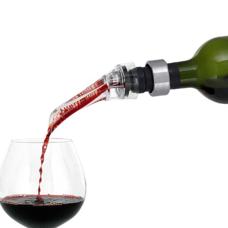 DOB Wine Bottle Pourer Wine Aerator Pourer for Red Wine Best Bottle Stopper Bar Accessory