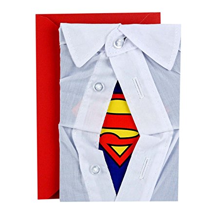 Hallmark Signature Father's Day Greeting Card (Superman Shirt)